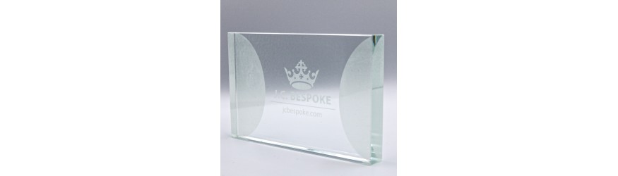 JC MODERN RECTANGLE EXPRESS GLASS AWARD 100MM (15MM THICK) 